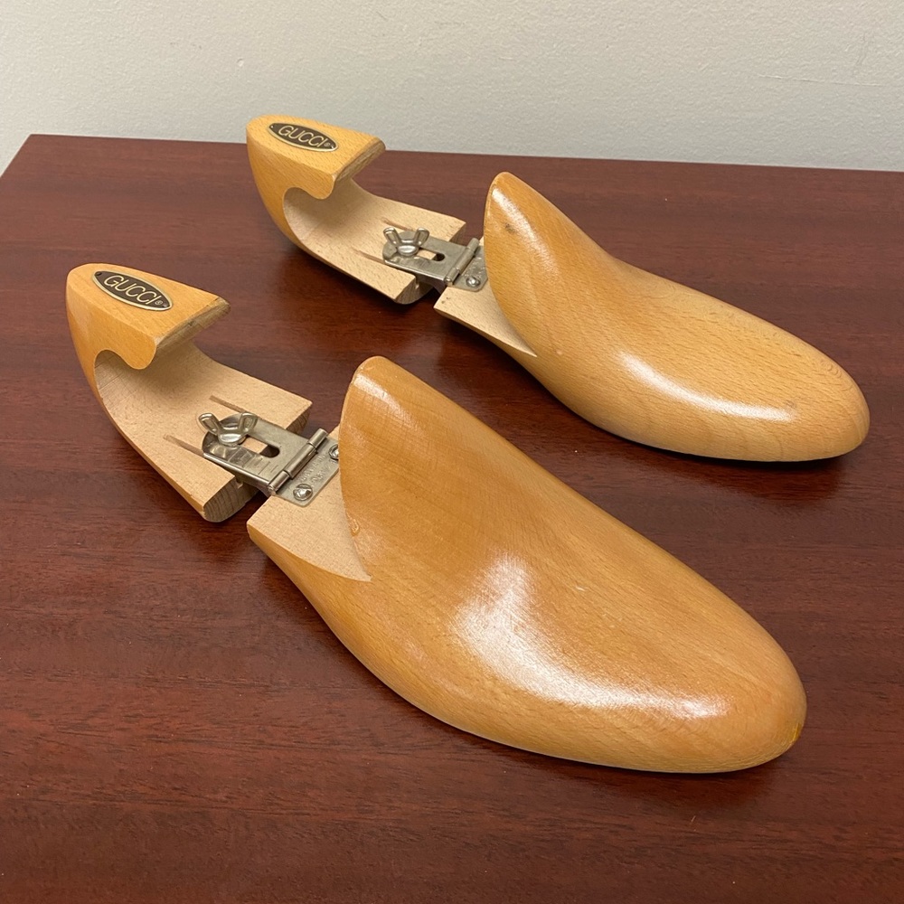 Vintage GUCCI Wooden Shoe stretchers size 42 RARE